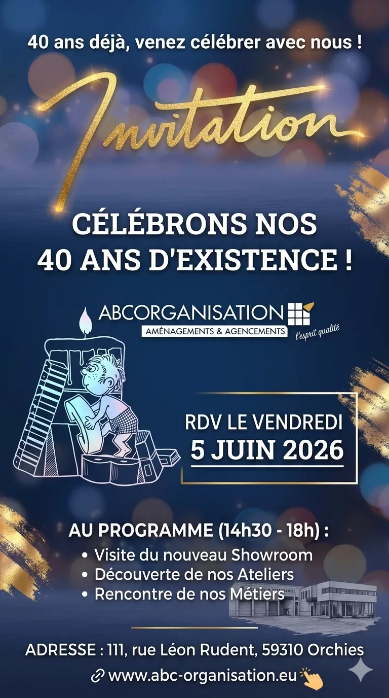 Venez le 5 juin de 14h30 à 18h, visiter notre atelier et découvrir notre nouveau showroom